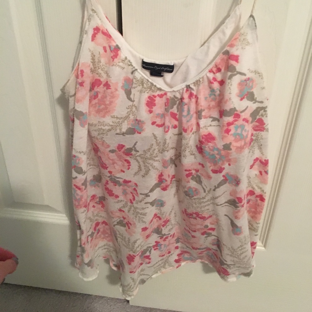 American Eagle Floral Tank Top